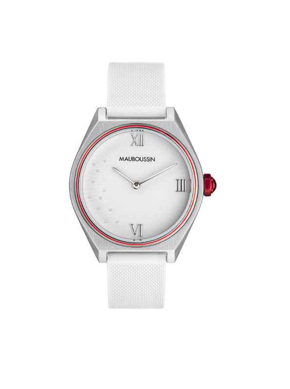 Montre Mauboussin – Elle A Mis Le Feu Blanc Diamant 0,022 ct/k