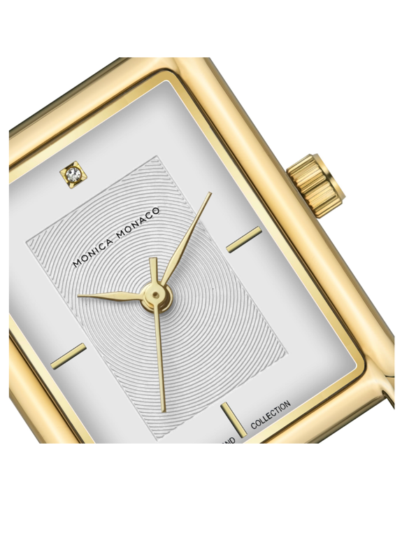 Montre Monica Monaco - Collection Diamand 0.025ct/k - Gris