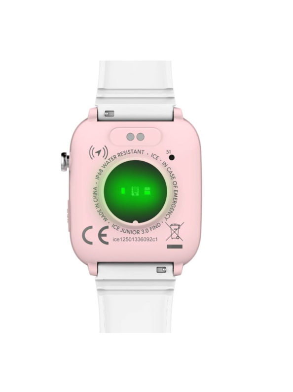 Montre connectée ICEWATCH Ice Smart Junior 3.0 Find My Rose/Blanc