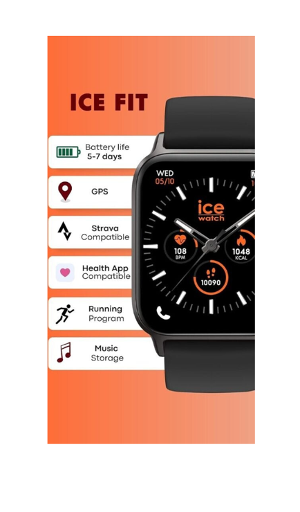 Ice-Watch - ICE fit 1.0 AMOLED - Noir