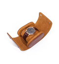 Étui de voyage en cuir vintage - Marron