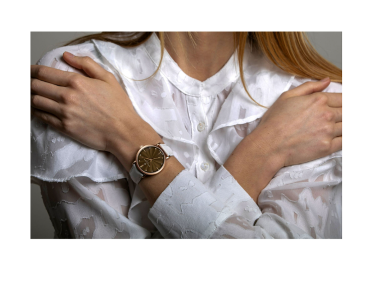 Montre Philippe Blanc Lucerne - Cuir - Blanc